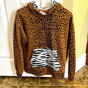 🍂🍂Good American size 2 (small) hoodie**Excellent**